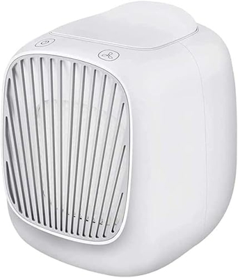 OMIAJE 3 in 1 Portatile Mini Aria condizionata Aria condizionata umidificatore Ventilatore purificatore con 3 velocità Regolabili for casa e Ufficio z