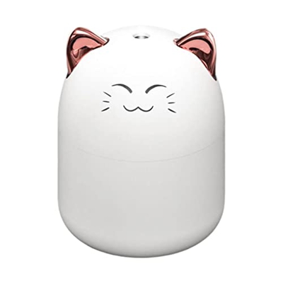 Plesuxfy 2 PCS Umidificatori Portatili | Mini Umidificatore Portatile con Luce Notturna | Umidificatori da Tavolo Personali USB per Viaggi in Auto da 