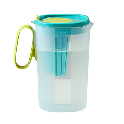 Limone freddo secchiello porta picnic campeggio campeggio con coperchio famiglia uccelli gabbia fronti (blu, 1,5L)