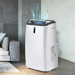 Climatizzatore Mobile Con Tubo Di Scarico, Funzione Di Deumidificazione E Ventilazione, Climatizzazione Per Ambienti Fino a 100 M³, Telecomando/contro precio