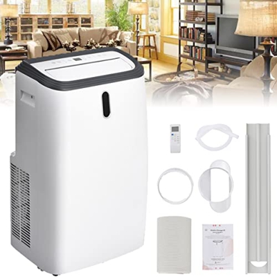 Aria Condizionata, Condizionatore Mobile, Raffreddamento 3 in 1, Deumidificatore, Ventilazione, Ventilatore - 9000 Btu/h 2637w - Per Ambienti Fino a 1