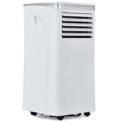 Condizionatore D'aria Mobile 4 in 1 Riscaldatore a Ventola 12000btu, Funzione Di Riscaldamento Deumidificatore Purificatore D'aria Modalità Sonno Cond