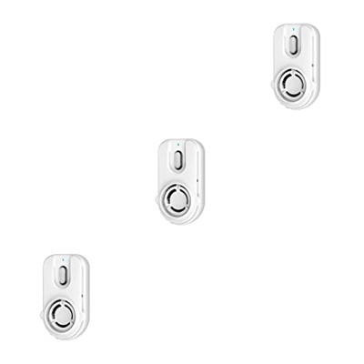 ICDKOYK 3 Set di Ventilatore portatile Ventilatori di raffreddamento ad indossabili con clip Picnic all'aperto Bianco