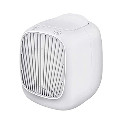 Whisverse Mini aria condizionata portatile 3 in 1, ventola e purificatore d'aria con 3 velocità regolabili per casa e ufficio