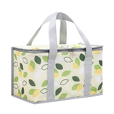 Aiyayou Sacchetto di conservazione frigorifera del film di alluminio Borsa da campeggio portatile Scatola di campeggio pieghevole isolamento termico p