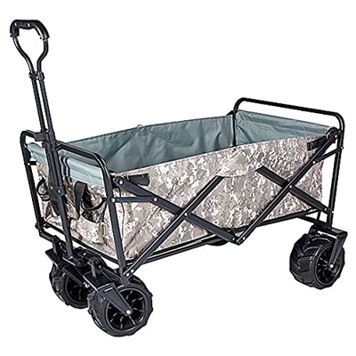 100L Foldable Wagon Use 600D Oxford Cloth for Durability Can Be Easily Stored in 3 Seconds Built-in PVC Hollow Core Board Suitable for Traveling on Th
