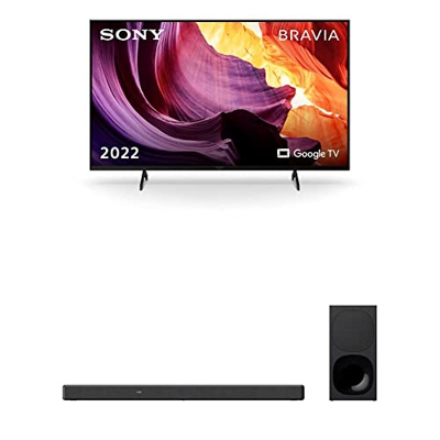 Sony BRAVIA KD-65X80K, Smart Google TV, 65'' Pollici, LED + Sony HT-G700, Soundbar TV Bluetooth a 3.1 Canali