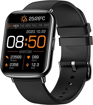 BELOF Fitness Smartwatch Uomo Donna Orologio con Pulsossimetro Cardiofrequenzimetro
