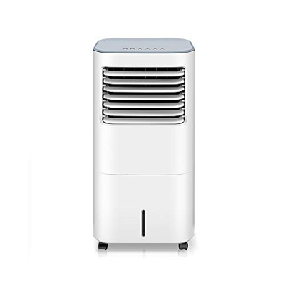 Quiet Air Conditioner Fan Evaporative Air Cooler 3 Wind Settings Oscillation 10L Water Tank 55W 4 Wheels with Remote Humidifier Suitable for Home Offi