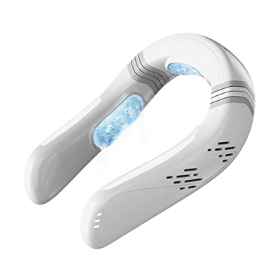 Ventilatore d'attaccatura senza foglie del collo del condizionatore d'aria portatile di estate del dispositivo di raffreddamento dell'aria di 360 grad