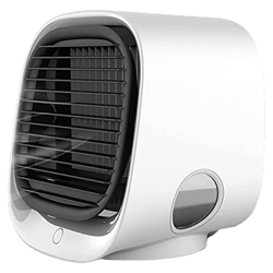 JMOMC Condizionatore d'Aria Portatile Condizionatore d'Aria Portatile Ricarica USB Raffreddatore d'Aria Ventilatore Alimentato Ventilatore Silenzioso  características