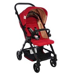 Passeggino piccolo pieghevole con tettuccio parasole e schienale regolabile (BIANCHI - Red) precio