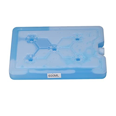 VGEBY Scatola del Ghiaccio, Congelatore Portatile per Esterni, Picnic, Campeggio, Borsa Frigo per Frutta, Riutilizzabile (600 ML)