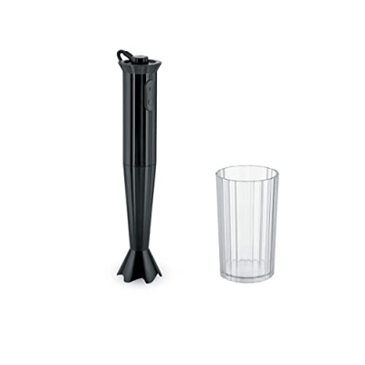 Alessi Plissé - Frullatore a immersione, nero
