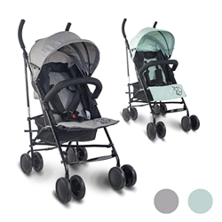 Mobiclinic, Passeggino Leggero, Elefant, Marchio europeo, Pieghevole, Schienale reclinabile,15 kg, Doppio sistema di sicurezza, Ruote rimovibili, Cint precio