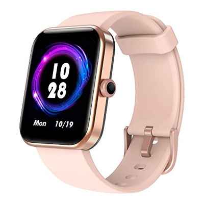 Smartwatch da donna e uomo, display HD a colori da 1,69", orologio fitness con Alexa 5 ATM, impermeabile, fitness tracker con cardiofrequenzimetro, sm