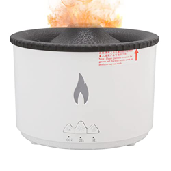 Diffusore di Aromi di Fiamma, Umidificatore Portatile con Diffusore di Oli Essenziali a 2 modalità con Luce di Fiamma, 2 Timer Che Alleviano Lo Stress características