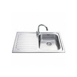 SP791S-2 Serie Alba Lavello da incasso in Acciaio Inox Satinato con 1 Vasca Dimensioni 79 x 50 cm precio