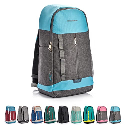Zaino Termico per Pic nic Viaggio Campeggio Barbecue all'Aperto Eventi - Zaino Isoterma 10 L o 20 L per Alimenti Mantenere Pranzo Arctic (20 L, Blue/G