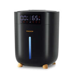 YOKEKON Umidificatore per camera da letto, 7 l, nebbia calda e fredda, con umidificatore per la casa di grandi dimensioni, umidificatore perfetto per  en oferta