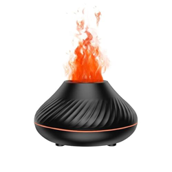 LXOSFF Mini umidificatore 7 Colori Diffusore di Olio Essenziale di Aroma d'Aria a Fiamma, USB Personal Desktop Umidificatore a Nebbia Fredda Super Sil características