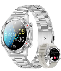 Smartwatch, Orologio Intelligente Rotondo HD con Chiamata Bluetooth SMS SNS Reminder 70 Modalità Sportive Gioco Cardiofrequenzimetro Orologio Fitness  precio