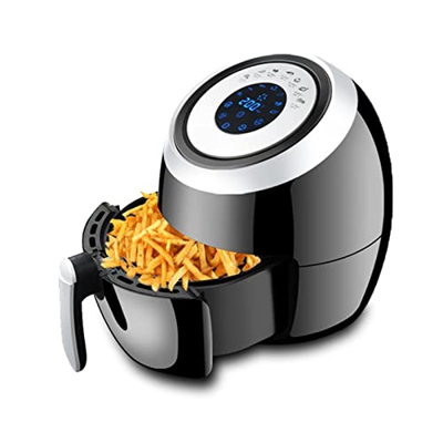 Generic Touch-Type Multi-Function Air Fryer, 5.5L Air Fryers with Digital Display, Household Large-Capacity Smoke-fre