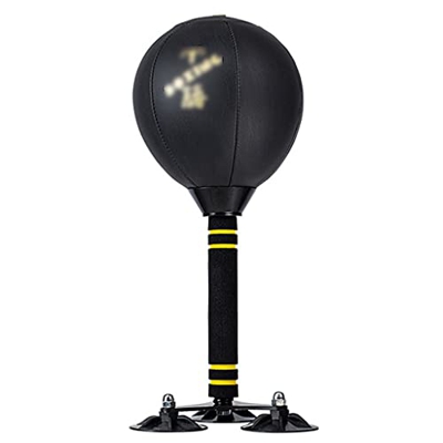 Sacco da Boxe da Tavolo Autoportante Sollievo dallo Stress con Supporto Pallone da Boxe Regalo di Natale con Ventosa Attrezzatura per Allenamento Fitn