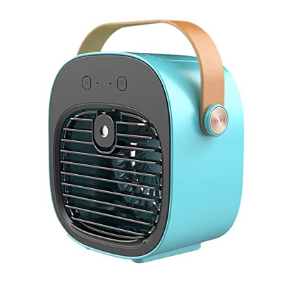 KEXINNUO Portatile Mini Condizionatore d'Aria Desktop Ventola di Raffreddamento Umidificatore Purificatore per Camera Ufficio Casa Camera da Letto Sog