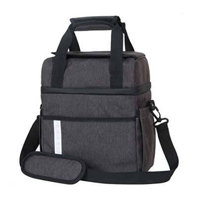 Multifunzione a Doppio Strato 9L Borsa da Pranzo Portatile di Grande capacità Borsa Termica per Il Ghiaccio (Come Mostrato 26x16x29cm)