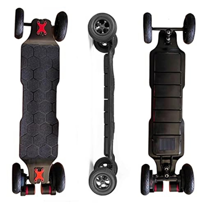 JOYFLY RC Skateboard elettrico da 2,4 GHz, skateboard elettrico con motore a doppio mozzo da 2000 W, velocità massima 50 km/H, resistenza 30 KM, adatt