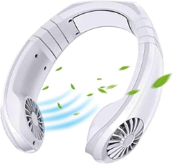 Relier aria della ventola del collo sospeso USB Micro portatile 2 in 1 radiatore d'aria mini condizionatore elettrico aria sciarpa di raffreddamento f en oferta