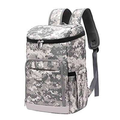 AAGAZA Zaino Termico Termico, Borsa Termica Leggera con Apribottiglie, Zaino Pranzo Impermeabile for Picnic Pesca Escursionismo Viaggio di Lavoro in S