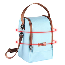 Generic Pranzo al Sacco Termico | Borsa Tote Pranzo Riutilizzabile Borsa a Tenuta stagna | Borsa a Tracolla Portatile per Picnic per Scuola, Picnic, S en oferta