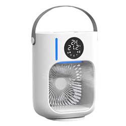 ENERRGECKO Raffreddatore d'Aria Ventola di Raffreddamento Ad Acqua Mini Condizionatore d'Aria Portatile USB Ventilatore da Tavolo Umidificatore d'Aria precio