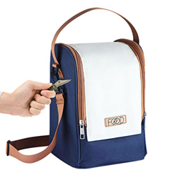 Generic Pranzo al Sacco Termico,Borsa Tote Pranzo Riutilizzabile Borsa a Tenuta stagna - Pranzo al Sacco Portatile con Tracolla per Scuola e Lavoro, P características