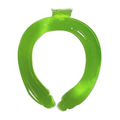 Amagogo Summer Neck Cold Cooler avvolge Le Riutilizzabile indossabile Freeze Neck Tubo di raffredmento per GUI, Escursionismo, Corsa, Verde