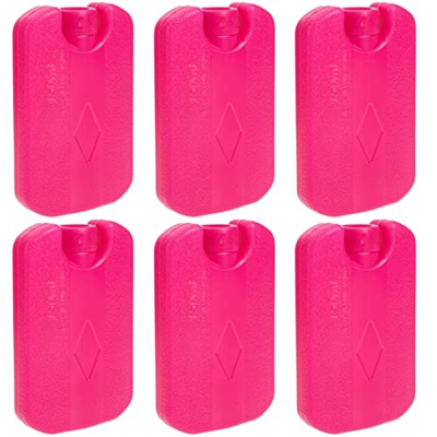 GAFOKI Confezioni Tenere Bambini Sollievo Pranzo Sottile Campeggio Borsa Fredda Borse Congelatore Fresco ROSEO per Dispositivi di Raffreddamento Ester