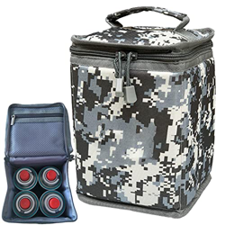 Xiaoba Borsa portalampada | Borsa Tote Mimetica Pieghevole con Manico | Borsa da Campeggio Portatile e Riutilizzabile per Picnic, Borsa per la Spesa P precio