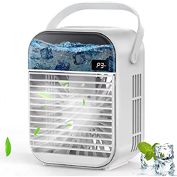 FUUIE Ventilatore Condizionatore d'Aria, Mini Dispositivo di Raffreddamento 'Aria Evaporativo Personale, Ventilatore Nebulizzazione Ventilatore Tavolo precio