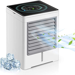FUUIE Raffreddatore d'Aria Personale, Condizionatore Evaporativo Portatile con Ventola di Raffreddamento Desktop Touch Screen Un 3 velocità del, per C precio