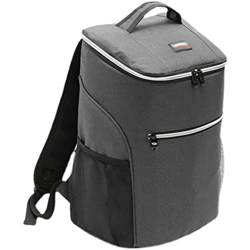 MJWDP 20L Oxford Big Cooler Bag Thermo Pranzo Picnic Box Cool Cool Cool Zaino Ice Pack Borse a Tracolla Termica (Color : Gray, Size : One Size) precio