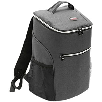 MJWDP 20L Oxford Big Cooler Bag Thermo Pranzo Picnic Box Cool Cool Cool Zaino Ice Pack Borse a Tracolla Termica (Color : Gray, Size : One Size)