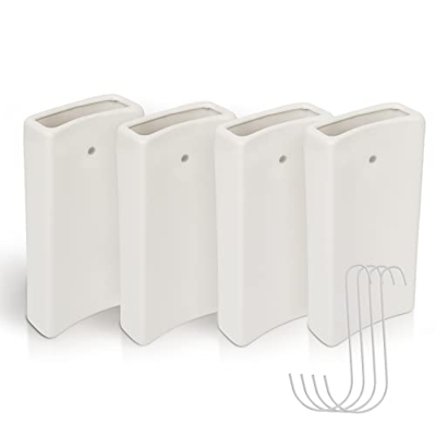 Tubiaz 4 umidificatori per termosifoni, in ceramica, per il riscaldamento, per tutti i tipi di riscaldamento