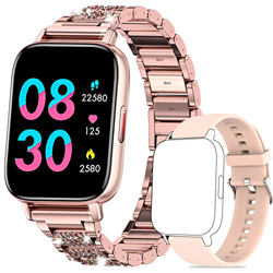 Smartwatch Orologio Fitness Donna Smart Watch con Chiamata Bluetooth Contapassi Cardiofrequenzimetro Notifiche Messaggi Impermeabile Fitness Tracker p precio