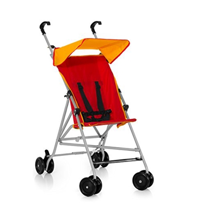Hauck 11394 Go's Passeggino con Capote, Rosso/Giallo