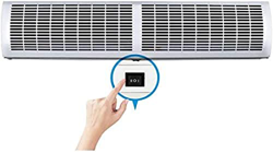 Barriera d'Aria Commerciale, Condizionatore d'Aria Silenzioso A Parete, Cortina d'Aria Interna di Grande Volume d'Aria, 60 Cm/90 Cm/100 Cm/120 Cm/150  en oferta