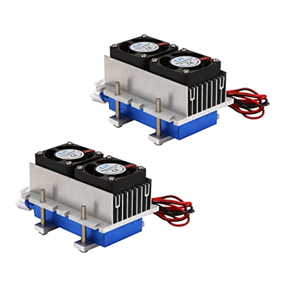 Viupolsor 2X Raffreddatore Termoelettrico Peltier da 144 W di Raffreddamento del Condizionatore d'Aria Un Semiconduttore 12V Kit DIY
