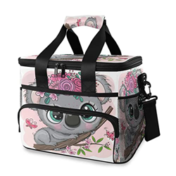 Koala - Borsa termica termica per picnic, 15 l, a prova di perdite, portatile, con manico, per esterni, viaggi, shopping, campeggio, auto en oferta