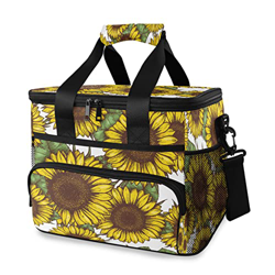 Borsa termica isolata con olio di girasoli, 15 l, borsa termica portatile a tenuta stagna, con manico a spalla, per esterni, viaggi, shopping, campegg características